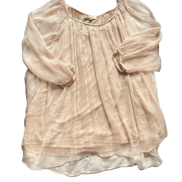 Bellambra  Silky Shear Flowing Long Sleeve Top / Long Sleeve Tunic - Picture 6 of 7